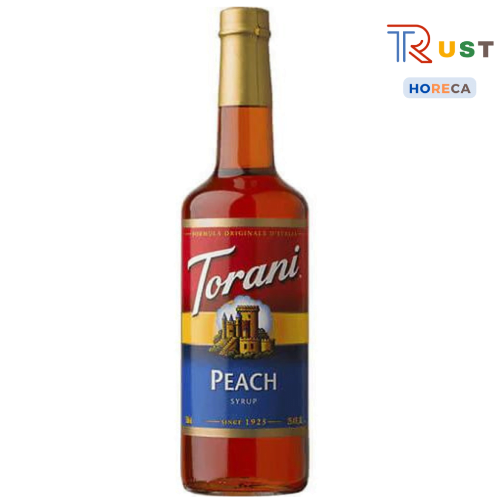 SIRO TORANI ĐÀO 750ML TORANI PEACH SYRUP TrustHoreca Nhà Phân