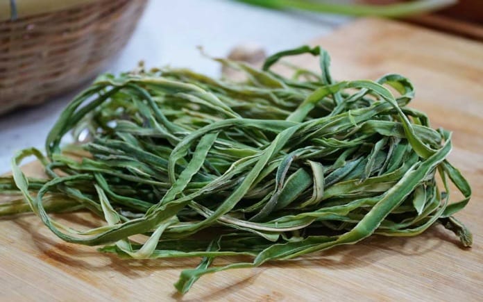 Rau tiến vua khô