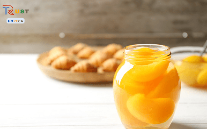 Đào ngâm nước đường Hose 820g