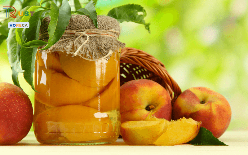 Đào ngâm nước đường Hose 820g